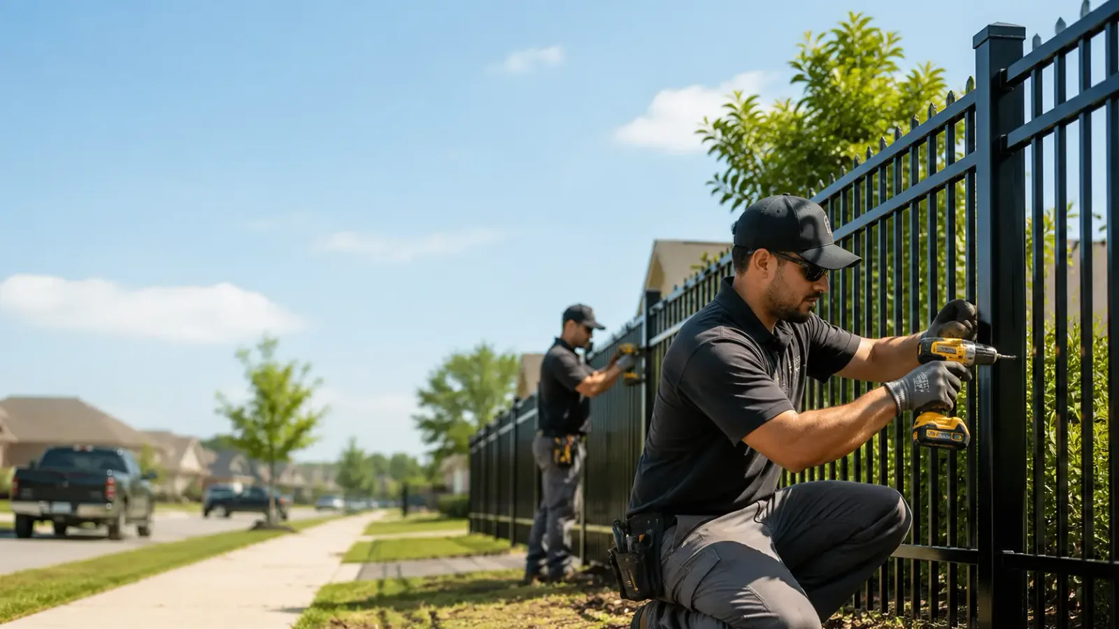 Metal Fence Installation in Cisco, TX